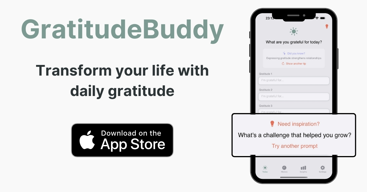 Gratitude Buddy App